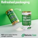 Premium Hydrolyzed Collagen Powder - Unflavored Halal Certified Supplement for Joint Health - 450g Can of Bovine Hides Collagen Peptides - Image 3