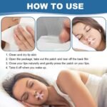 Mouth Tape for Sleeping, 120 Pcs Premium Sleep Tape, Mouth Strips Anti Snoring, Strong but Gentle Adhesion for Men Women, Reduces Snoring and Improves Nasal Breathing - Image 5