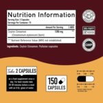 Extra Strength Ceylon Cinnamon | 1200mg | Sugar Control Support | True Sri Lanka Ceylon Cinnamon Powder Capsules | Cinnamon Supplement with 1000mg Plus | Vegetarian, Non-GMO | 150 Pills - Image 4