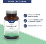 Quest Super Once A Day Multivitamin & Minerals 120x Tablets. 17 Vitamins & 12 Minerals with Vitamin A, B, C, D, Iron & Zinc for Men & Women. for Optimal Health, Reduces Fatigue & Immunity (1 Pack) - Image 4