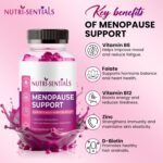 Menopause Gummies for Women- Multi-Symptom Menopause Support with Vitamins & Minerals for Energy, Mood, Stress, & Bone Health- Natural Menopause Supplements Women- 60 Gummies - Image 4