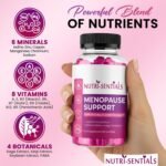Menopause Gummies for Women- Multi-Symptom Menopause Support with Vitamins & Minerals for Energy, Mood, Stress, & Bone Health- Natural Menopause Supplements Women- 60 Gummies - Image 7