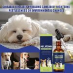Cat Calming Drops - 60ml No Harsh Additives, Dog Sleep Aid, Relaxation Supplements | Pet Melatonins for Supporting Relaxation, Sensitive Digestion, Making Bedtime - Image 3