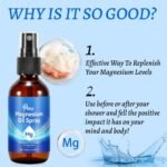 Pure Magnesium Oil Spray – Magnesium Oil - 100% Natural Magnes/ium Oils Spray for Relaxation, Sleep & Muscle Recovery – Fast-Absorbing, Gentle Formula Magnes/ium Oils for Feet, Body & Joints 60ml - Image 4