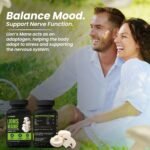 100% Real Mushroom Lions Mane Capsules Supplement Sourced from Authentic Farms Support Brain Health Promote Cognitive Function for Men & Women - 60 Capsules - Image 8