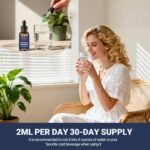 Lymph System Support Supplement - with Dandelion Extract, Zine, Burdock Powder - Reduce Lymph Swelling - Artichoke Lymphatic Drainage & Liver Repair Supplement - 60ml - Image 7