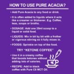 Pure Acacia Fibre | 0g Carbs | Zero Calories | Prebiotic Soluble Fibre Powder Supplement | Supports Fasting & Ketogenic Diet | 500g Pouch | Ketosource® - Image 4