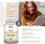 Organic Lions Mane Supplement 1500mg - 180 High Strength Vegan Capsules - 6 Month Supply - Lion’s Mane Mushroom with Organic Black Pepper - Made in The UK - Nu U Nutrition - Image 4