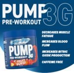 Applied Nutrition Pump Zero Pre Workout - Zero Stim, Caffeine Free, Energy & Performance (375g - 25 Servings) (Fruit Burst) - Image 3