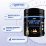DigestiFibra Chews for Dogs - Probiotic & Prebiotic Soft Treats for Gut Health, Anal Gland Support, Digestion & Scooting Relief - 60 dog treats - Image 3