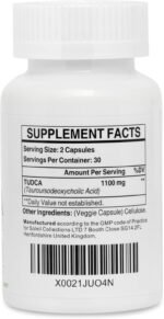 TUDCA Liver Support Supplements, 1100mg, Ultra Strength Bile Salt, Liver Cleanse and Detox, 60 Count - Image 4