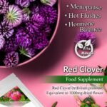Red Clover 1000mg Tablets (Vegan) Menopause and Hot Flushes Support, Hormone Balance (Pack of 30) - Image 4