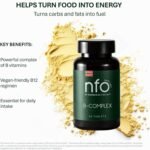 NFO Vitamin B Complex [90 Tablets] Norwegian Natural High-Dose Complex of Multivitamins of Group B in an Easily Accessible Form: B1, B2, B3, B5, B6, B9, B12 for Men and Women Made in Norway - Image 3