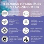 Magnesium Glycinate Supplements | Magnesium Supplements 5-in-1 with Bisglycinate, Citrate, Malate, Marine, Oxide, Vitamine B6 | High Strength Complex Sleep, Cramp, Stress, Anxiety Health Supplemet, 60 - Image 5