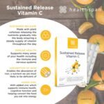 Healthspan Vitamin C Sustained Release 500mg (3 Months' Supply) | to Support Your Immune and Nervous Systems | Added zinc to Support Cognitive Function | Vegan - Image 3