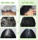 3-in-1 Black Hair Dye Shampoo -Herbal Formula Nourishing Formula Hair Care for Men & Women, Long-Lasting Color & Strengthening Benefits - Image 3