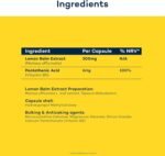 FocusZen+ Lemon Balm Capsules – 28 Focus Supplements with Vitamins for Tiredness and Fatigue – 300mg Natural Energy Supplements – Say Goodbye to Brain Fog with FutureYou Cambridge - Image 6