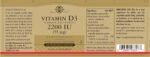 Solgar Vitamin D3 (Cholecalciferol) 2200 IU (55 µg) Vegetable Capsules - Pack of 100 - Healthy Bones and Teeth - Supports Immunity and Muscle Function - Vegetarian - Image 3
