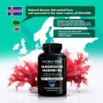 Nature Diet Magnesium Marine + B6 - Magnesium Supplements - 375mg Magnesium per Serving - 150 Vegan Tablets - Image 4