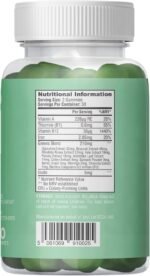 Joyi Super Greens Gummies Greens Powder Alternative Multivitamin Supplement Moringa Rhodiola Rosea Prebiotic + Probiotic - Image 3