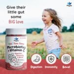 Physis Kids Probiotics Gummies with Vitamin C | 30 Gummies | Probiotics for Children | Constipation Relief & Stool Softener Chewable Kids Vitamins | Childrens Gut Health | Ages 2+ | - Image 3