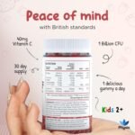 Physis Kids Probiotics Gummies with Vitamin C | 30 Gummies | Probiotics for Children | Constipation Relief & Stool Softener Chewable Kids Vitamins | Childrens Gut Health | Ages 2+ | - Image 5