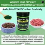 Natural Vitality Multivitamin Powder for Dogs & Cats (400g), Human Grade Veterinary Formulated Blend of Organic Spirulina & Chlorella, for Skin, Coat, Muscle, Energy etc - Image 4