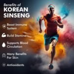 Vitaminnica Korean Ginseng High Strength (Eqv. 3000mg) Energy, Focus, Immune Support & Vitality - Natural Adaptogen for Stress Relief | 60 Veg Capsules - Image 7