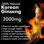 Vitaminnica Korean Ginseng High Strength (Eqv. 3000mg) Energy, Focus, Immune Support & Vitality - Natural Adaptogen for Stress Relief | 60 Veg Capsules - Image 8