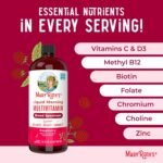 MaryRuth Organics, Liquid Morning Multivitamin Essentials+, Essential Vitamins & Minerals, Sugar Free, Raspberry Flavour, 946ml, Vegan, Gluten Free - Image 6