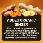 Turmeric Curcumin 1000mg with BioPerine, Ginger & Bee Propolis - 95% Curcuminoids, 120 Vegan Capsules for Joint & Antioxidant Support - Image 3