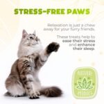 ZENO Hemp Calming Chews For Cats Anxiety 200 pcs - Cat Anxiety Relief - Cat Melatonin - Cat Calming Chews - For stress, travel, check-up, barking or grooming - Cat Calming Treats - Salmon - Image 5