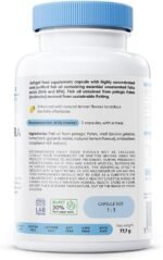 Osavi Omega–3 Extra Molecularly Distilled 1300 mg – 120 Softgels | Lemon Flavor | EPA & DHA for Heart Health, Brain Function, and Vision I Molecular Distillation for Maximum Purity - Image 3