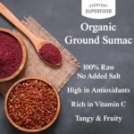 Everyday Superfood Organic Ground Sumac Spice Powder 50g | Ideal for Seasoning and Tea Sumak Herb - Image 3