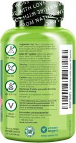 NATURELO Whole Food Multivitamin for Teens - Natural Vitamin, Mineral & Plant Extracts for Teenage Boys & Girls - Daily Nutrients for Active Children - 180 Vegan Capsules | 3 Month Supply - Image 3