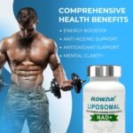 NAD+ Supplement - 500mg High Strength Energy Booster, Antioxidant & Anti-Ageing - Max Absorption Nicotinamide - Vegan, Non-GMO - 60 Capsules - Image 3