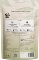 Organic Hemp Protein Powder 280g Natural - Unflavoured, Vegan - Gluten-Free - Plant-Based - High-Fibre - Rich in Omega 3 - Dairy-Free - Image 3