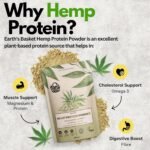 Organic Hemp Protein Powder 280g Natural - Unflavoured, Vegan - Gluten-Free - Plant-Based - High-Fibre - Rich in Omega 3 - Dairy-Free - Image 4