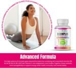 8 B Complex Vitamins, B12, Vitamin C - Folic Acid, Biotin, Choline, Magnesium, B1, B2, B3, B5, B6 Vitamins - Vegan & Gluten Free - 90 Tablets - One Per Day - 3 Months Supply - Image 8
