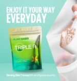 Triple R Vegan Protein Powder & Super Green | Pea Protein Blend | Organic Plant-Based Amino Acid Source, Vanilla, 16 Serving, 400 g - Image 6