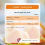 Healthspan Gentle Vitamin C 1,000mg | 120 Tablets | 1,000% NRV | Stomach Friendly Calcium Ascorbate | Immune & Joint Health | Vegan - Image 5