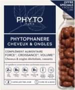 PHYTO 2x120 Capsules Phytophanere Natural Hair Loss, Nail & Skin Supplement for Men & Women Biotin & Vitamin B6 Enriched, Antioxidant-Rich Carrot & Vitamin E, Energy & Tissue Formation, 4-Month Supply - Image 4