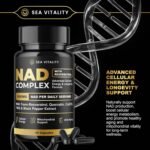 NAD Booster Complex with Resveratrol, Quercetin, CoQ10 & TMG | High Strength Cellular Energy & Longevity Support | NAD Supplements UK | 60 Vegan Capsules | Mitochondria & Healthy Aging Support - Image 3