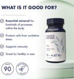 Higher Nature - Zinc - Immune System, Cognitive Function & Fertility Support - Gluten Free - Vegetarian & Vegan - 90 Tablets - Image 3