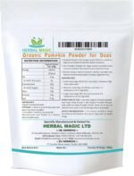Herbal Magic Organic Pumpkin Powder for Dogs, Canned Pumpkin Replacement, Natural Fibres,Supports Healthy Digestion,Regularity And Healthy Stool in Dogs,Cats,Horses 200g (Pack of 1) - Image 3