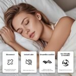 Ear Plugs for Sleep, 60dB+ Noise Cancelling Reusable Silicone Earplugs with 8 Sizes (XS/S/M/L) & Carry Case – Luxury Ergonomic Design Hearing Protection for Sleeping, Travel, Work & Concerts - Image 3