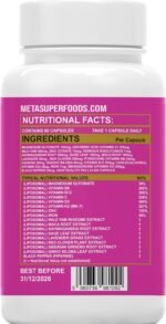 Liposomal Perimenopause Womens 60 Multivitamin Capsules | Vegetarian | High Strength Women’s Vitamins | Menopause Supplement 1 A Day Non GMO - Image 3