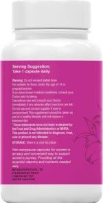 Liposomal Perimenopause Womens 60 Multivitamin Capsules | Vegetarian | High Strength Women’s Vitamins | Menopause Supplement 1 A Day Non GMO - Image 4