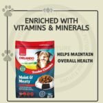 Orlando Moist & Meaty Complete Dog Food – 3kg | Tender Chunks | Adult Dog Dry & Moist Mix | 100% Complete Nutrition (3kg, Beef) - Image 3