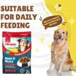 Orlando Moist & Meaty Complete Dog Food – 3kg | Tender Chunks | Adult Dog Dry & Moist Mix | 100% Complete Nutrition (3kg, Beef) - Image 4